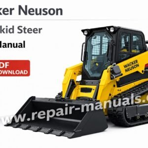 Parts manual for Wacker Neuson ST31 SkidSteer, displaying diagrams and part numbers for maintenance and repairs