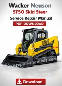 Wacker Neuson ST50 Skid Steer Parts Manual