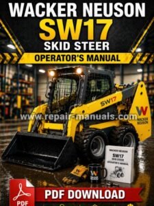 Wacker Neuson SW17 Skid Steer Operator's Manual