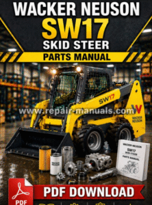 Wacker Neuson SW17 Skid Steer Parts Manual