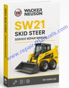 Wacker Neuson SW21 Skid Steer Service Repair Manual