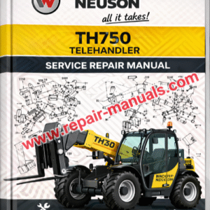 Service Repair Manual for Wacker Neuson TH750 Telehandler, showcasing detailed diagrams and maintenance instructions