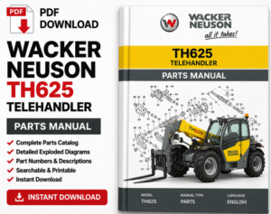 Wacker Neuson TH625 Telehandler Parts Manual