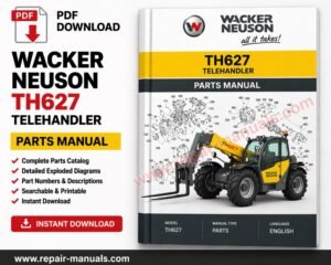 Wacker Neuson TH627 Telehandler Parts Manual