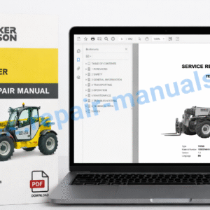 Service Repair Manual for Wacker Neuson TH955 Telehandler, showcasing detailed diagrams and maintenance instructions