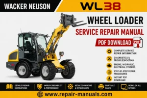Wacker Neuson WL38 Wheel Loader Service Repair Manual