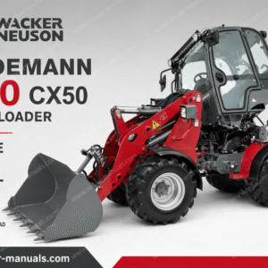 Wacker Neuson Weidemann 1770 CX50 Wheel Loader service repair manual cover featuring the loader and technical details