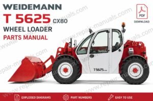 Weidemann T 5625 CX80 Wheel Loader Parts Manual