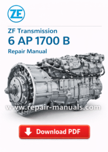ZF Transmission 6 AP 1700 B Repair Manual