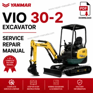 Yanmar VIO 30-2 Excavator Service Repair Manual PDF Download