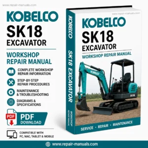 Kobelco SK18 Excavator Workshop Repair Manual