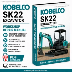 Kobelco SK22 Excavator Workshop Repair Manual