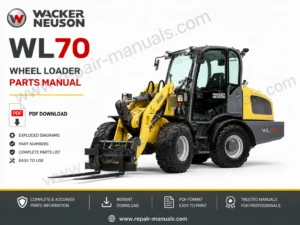 Wacker Neuson WL70 Parts Manual PDF Download