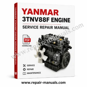 Yanmar 3TNV88F Engine Service Repair Manual, showcasing engine diagrams and maintenance guidelines