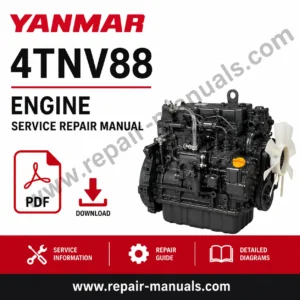 Yanmar 4TNV88 service manual, detailing engine maintenance and operational instructions
