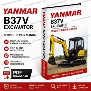 Download the Yanmar B37V Excavator Service Repair Manual in PDF format for maintenance and repair guidance