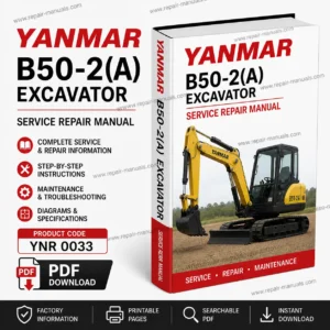 Yanmar B50-2(A) Excavator Service Repair Manual PDF Download