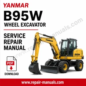 Yanmar B95W Wheel Excavator Service Repair Manual