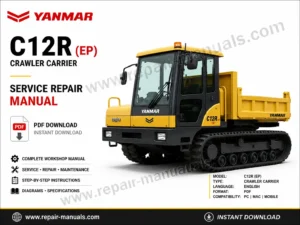 Yanmar C12R (EP) Crawler Carrier Service Repair Manual