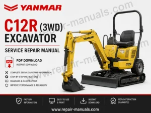 Yanmar C12R (3WD) Excavator Service Repair Manual
