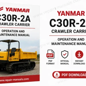 Yanmar C30R-2A Crawler Carrier Operation and Maintenance Manual, highlighting essential maintenance information