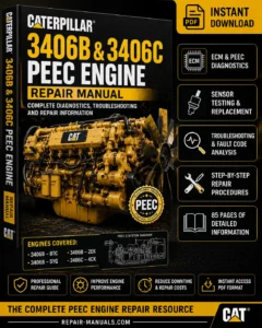 Caterpillar 3406B 3406C PEEC Engine Repair Manual PDF Download