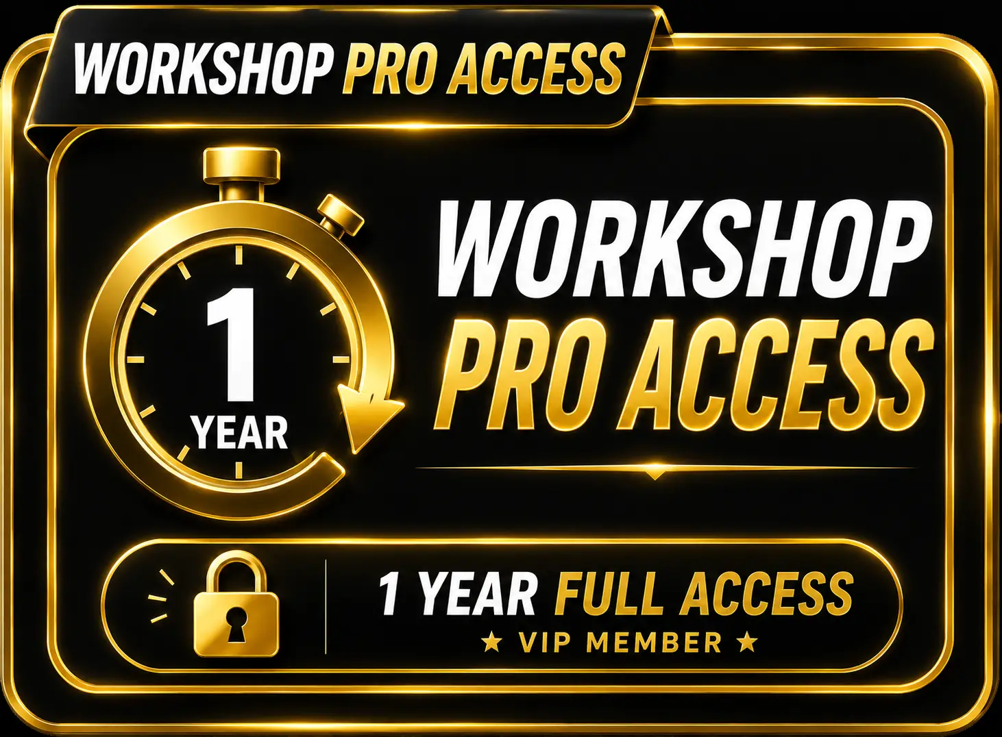 Workshop Pro Access - Membership for 365 Days