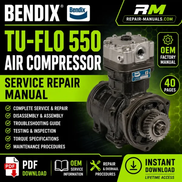 Bendix 550 Bendix Tu-Flo 550 Air Compressor Service Manual PDF