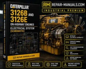 Caterpillar 3126B and 3126E On Highway Engines Electrical System Schematic PDF Download