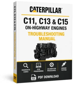 Caterpillar C11 C13 C15 On-Highway Engines Troubleshooting Manual PDF