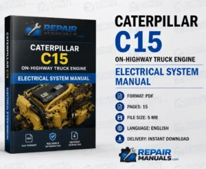 Caterpillar C15 On-Highway Truck Engine Electrical System Manual PDF Download