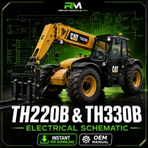 Caterpillar TH220B & TH330B Telehandler Electrical System (Schematic)