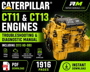 Caterpillar CT11 & CT13 Engines Troubleshooting & Diagnostic Manual PDF Download