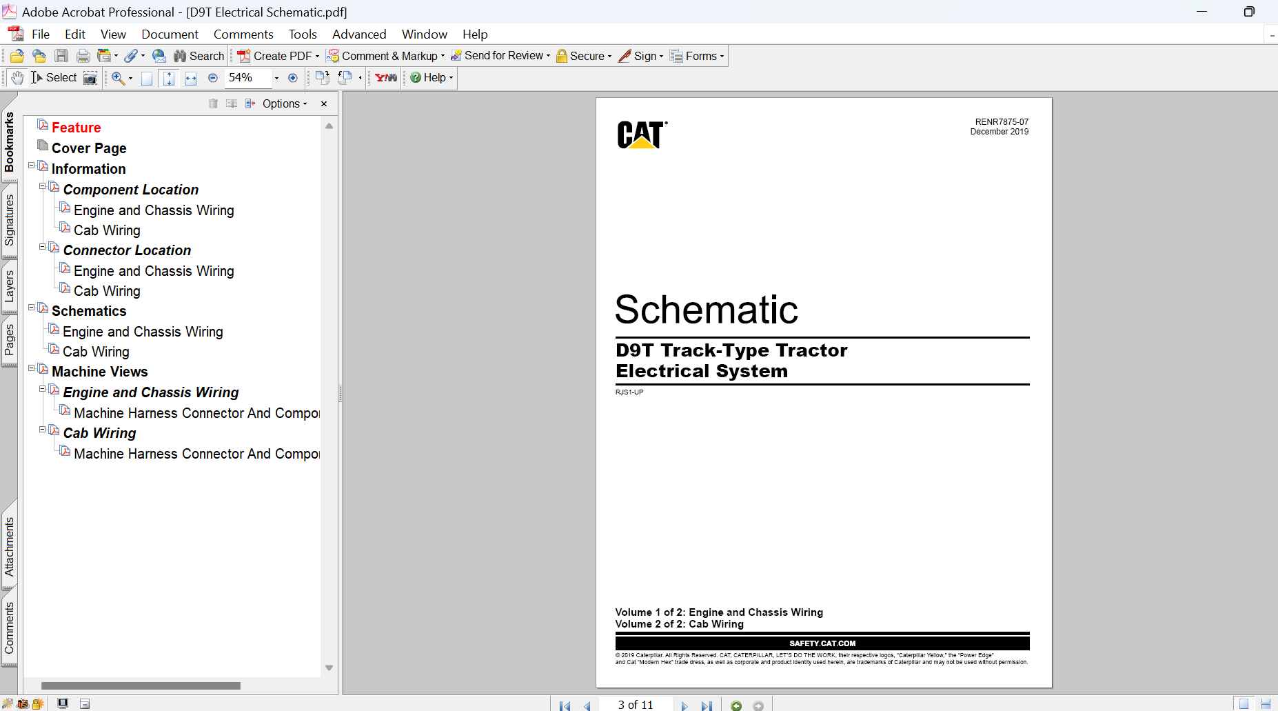Caterpillar D9T Track-Type Tractor Electrical System Manual PDF - Image 2
