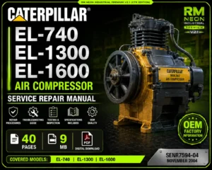 Caterpillar EL-740 EL-1300 EL-1600 Air Compressor Service Repair Manual PDF Download
