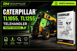Caterpillar TL1055 TL1255 Telehandler Parts Manual PDF Download