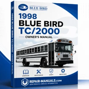 1998 Blue Bird TC/2000 Owner's Manual | Operation & Maintenance