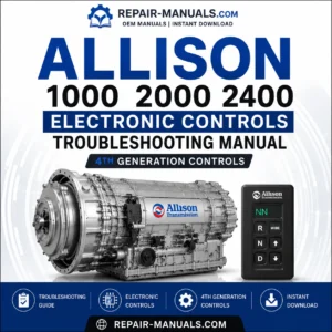 Allison 1000 2000 2400 Electronic Controls Troubleshooting Manual