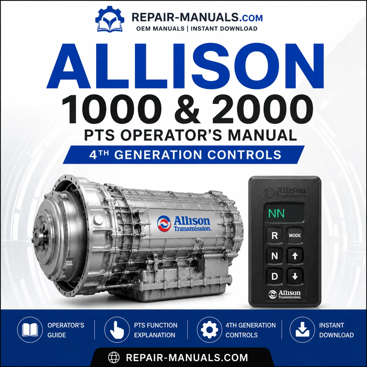 Allison 1000 & 2000 PTS Operator's Manual PDF 4th Generation Controls