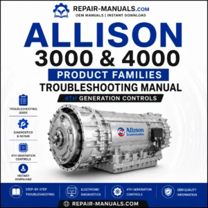 Allison 3000 & 4000 Product Families Troubleshooting Manual PDF