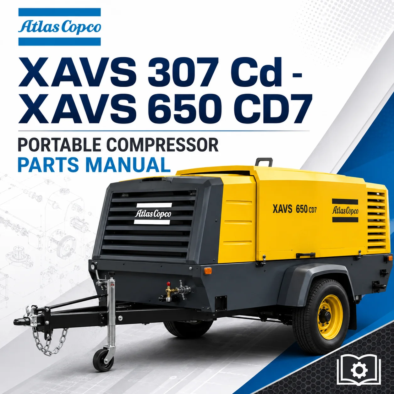 Atlas Copco XAVS 307 CD XAVS 650 CD7 Portable Compressor Parts Manual PDF