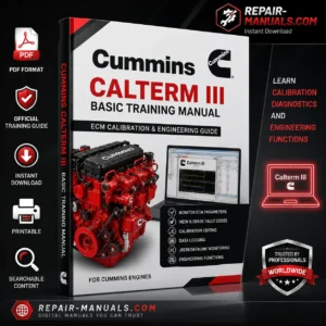 Cummins Calterm III Basic Training Manual - ECM Calibration & Engineering Guide