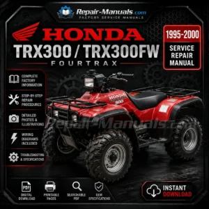 Honda TRX300 TRX300FW FourTrax Service Repair Manual (1995-2000 Models)