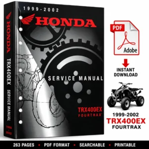 Honda TRX400EX FourTrax Service Repair Manual (1999-2002 Models)