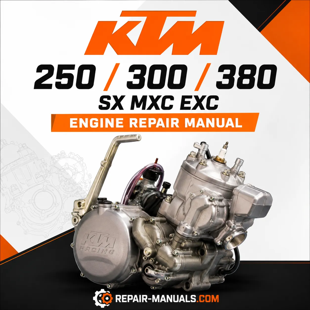 KTM 250 300 380 SX MXC EXC Engine Repair Manual PDF