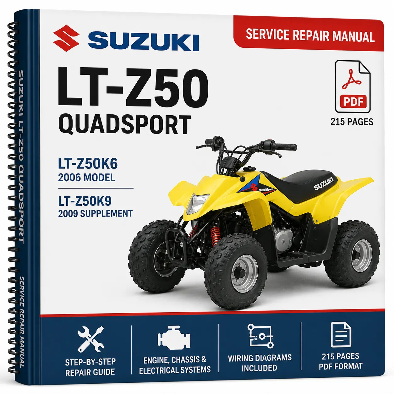 Suzuki LT-Z50 QuadSport Service Repair Manual PDF Download