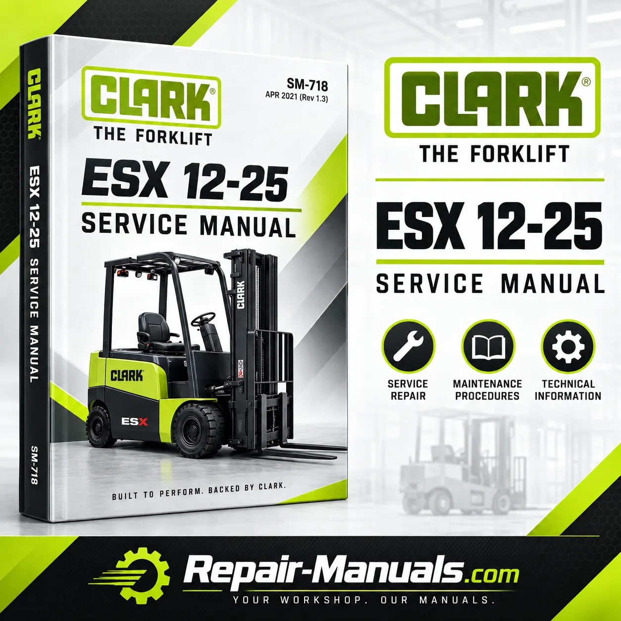 CLARK ESX 12-25 Service Manual PDF