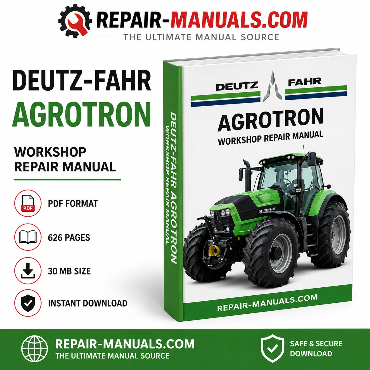 DEUTZ-FAHR AGROTRON Tractor Workshop Repair Manual PDF