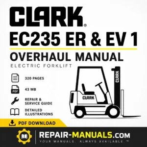 CLARK EC235 ER and EV 1 Overhaul Manual PDF