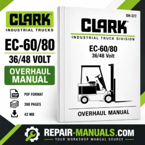 CLARK EC-60 EC-80 36/48 Volt Overhaul Manual